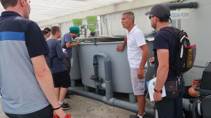 La station d’expérimentations horticoles Ratho à Brindas (69) est capable d’accompagner les horticulteurs potentiellement intéressés. Démonstration en 2018. ©Odile Maillard